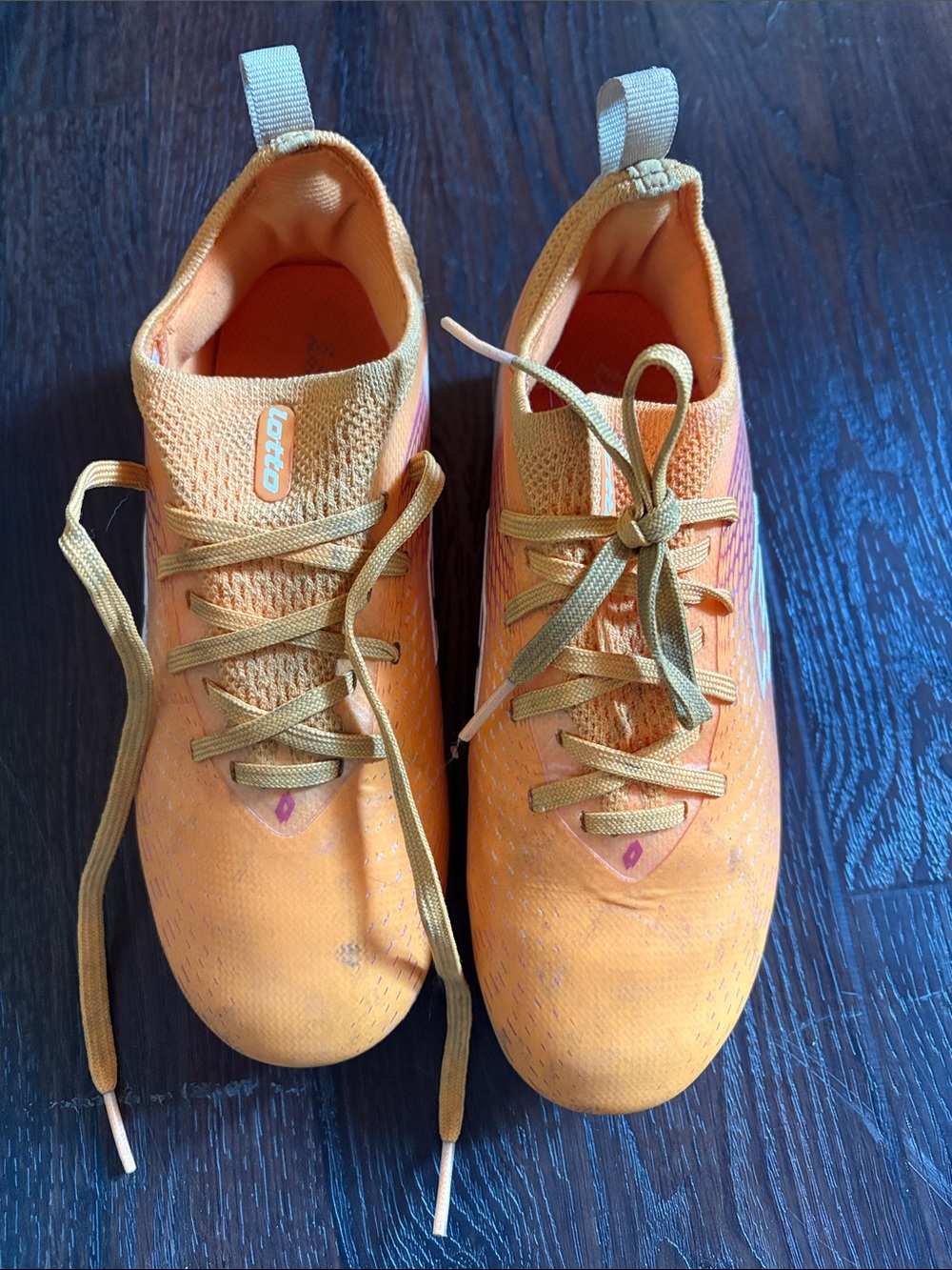Lotto Youth Roma 200 Orange Soccer Cleats